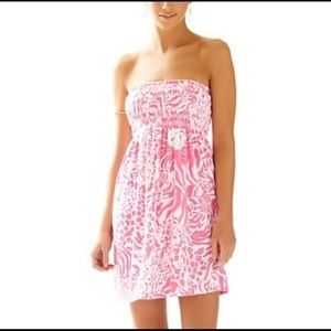Lily Pulitzer Brigitte strapless dress!